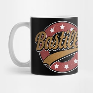 Personalized Name Bastille Vintage Circle Limited Edition Mug